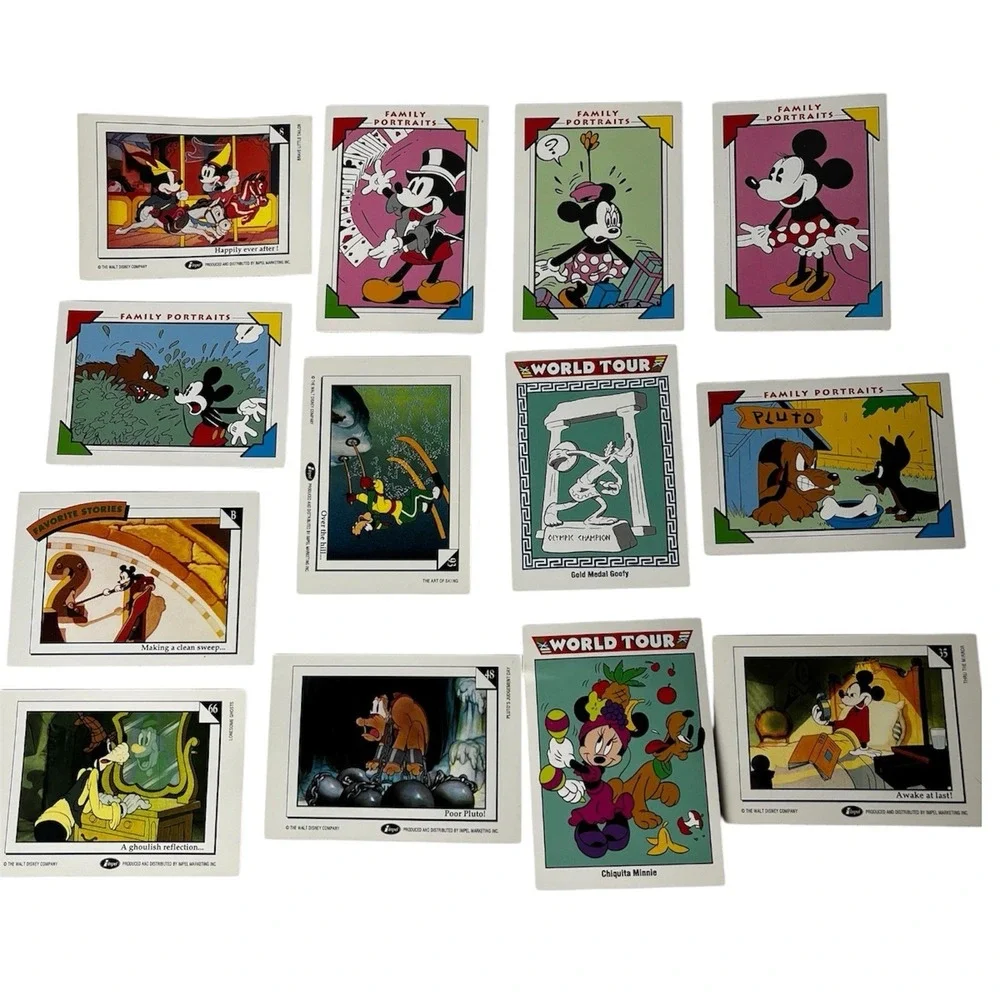 1991 Impel Disney Collector Cards Lot of 13‎ Mickey Minnie Goofy Donald